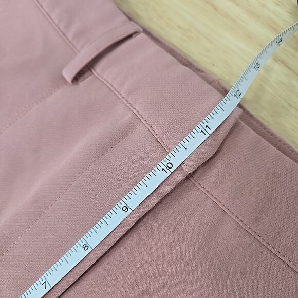 Avec Les Filles‎ Pastel Pink Wide Leg Cropped Pants size 8 Legally Blonde Office - Picture 6 of 9